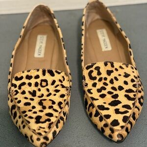 Steve Madden Brown and Black Flats